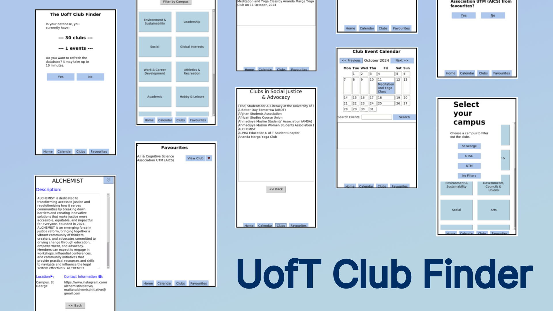 UofT Club Finder